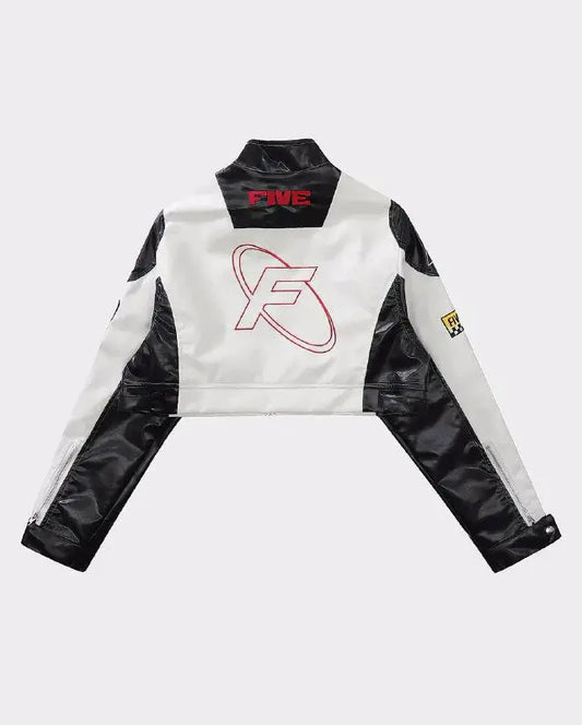 جاكيت سباق أرفيرنا الجلدي الكلاسيكي