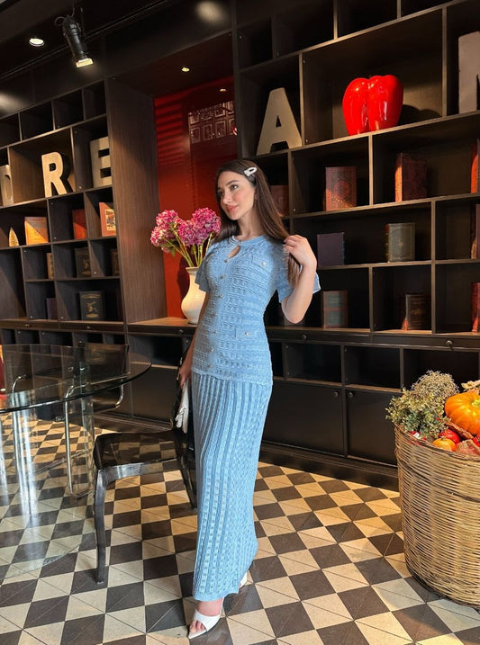 Sandro Knit Maxi Dress