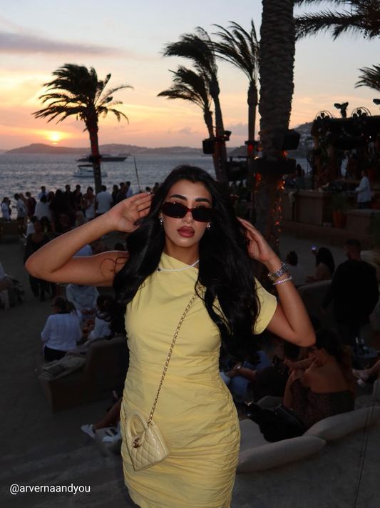 DRAPED ONE-SHOULDER DROP DRESS