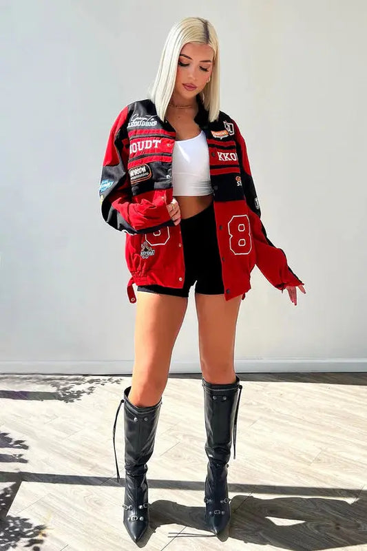 سترة سباق ريترو