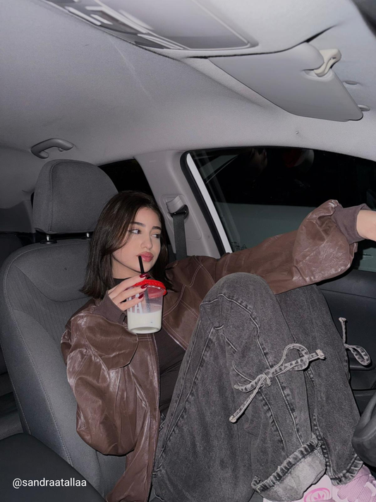 Wide-Leg Denim with Bottom Bow Detail Jeans