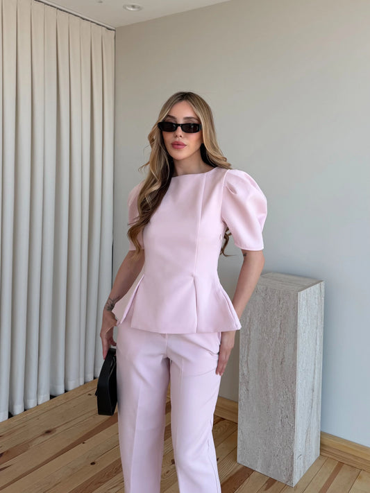 Pink Mateo Balloon Sleeve Set