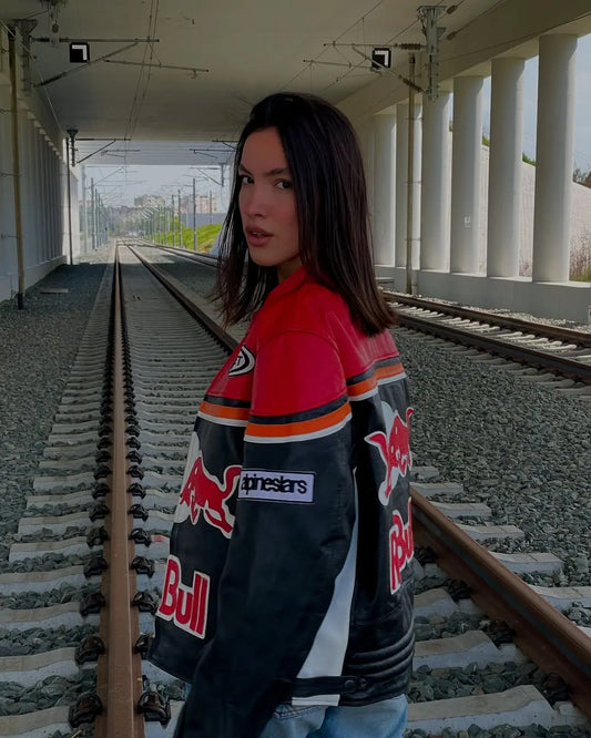 جاكيت جلدي لسباق فورمولا ريد بُل