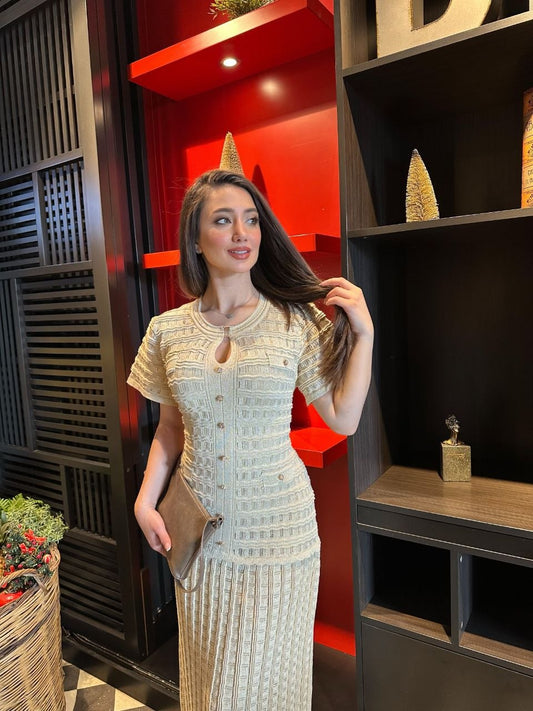 Sandro Knit Maxi Dress