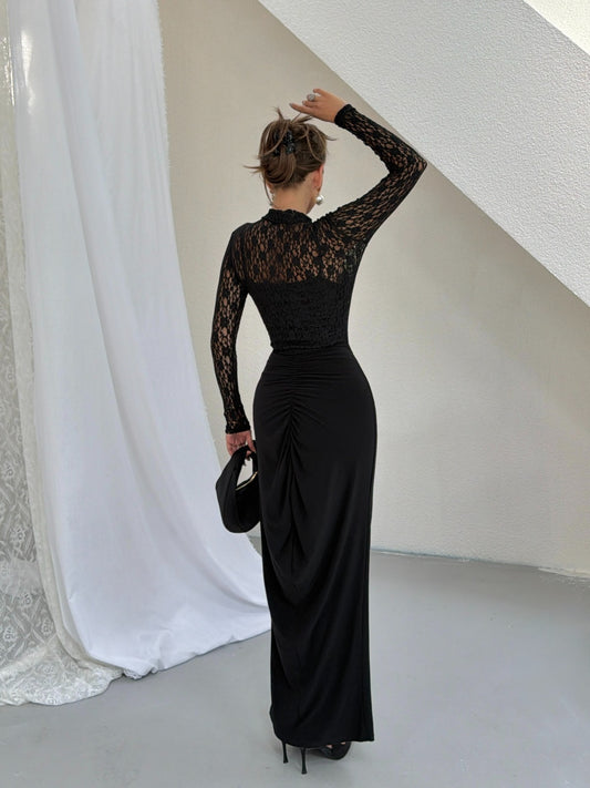 Espresso Lace Three-Piece Set