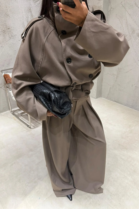 Structured Trench Co-Ord Set