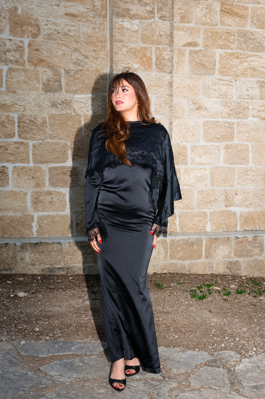 Timeless Lace Black Dress