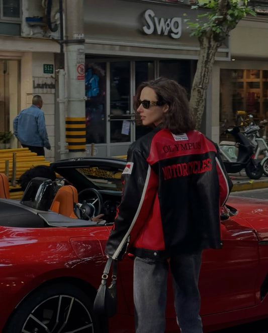 جاكيت جلدي لسباقات فورمولا فيراري F1