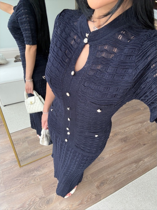 Sandro Knit Maxi Dress