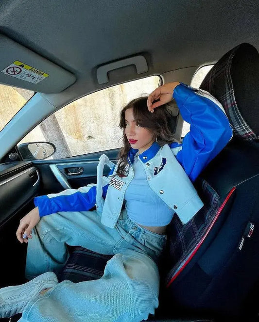 جاكيت سباق أرفيرنا الجلدي الكلاسيكي