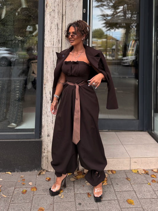 Structured Corset Two-Piece Set