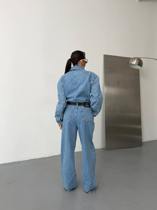 Structured Denim Co-Ord Set