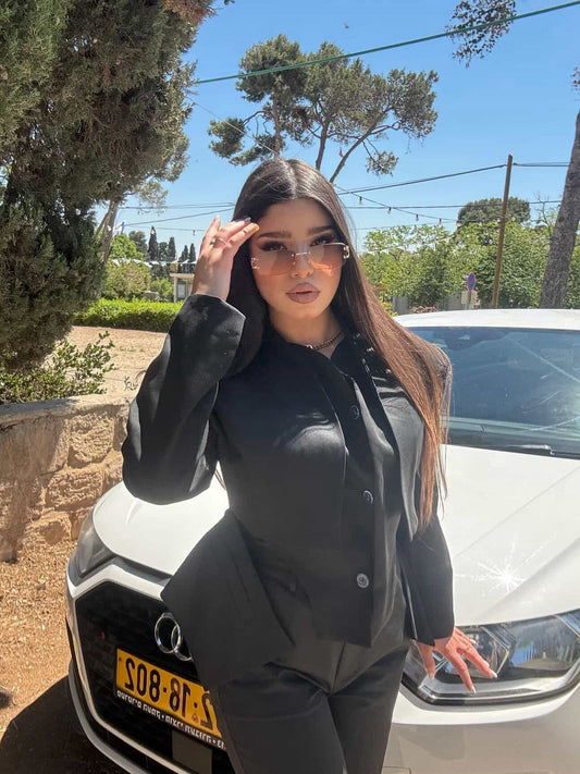 Elegant Black 2 Piece Suit