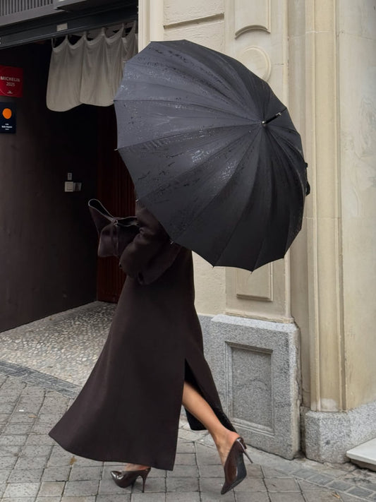 THE TAILORED WOOL BROWN COAT