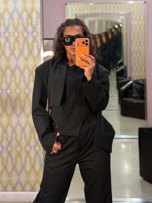 Elegant Black 2 Piece Suit