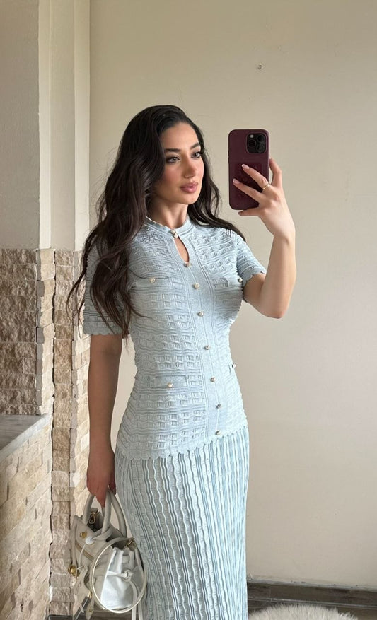 Sandro Knit Maxi Dress