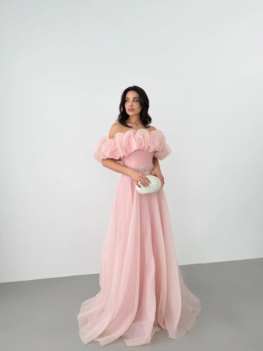 Peri Powder Vibe Evening Dress