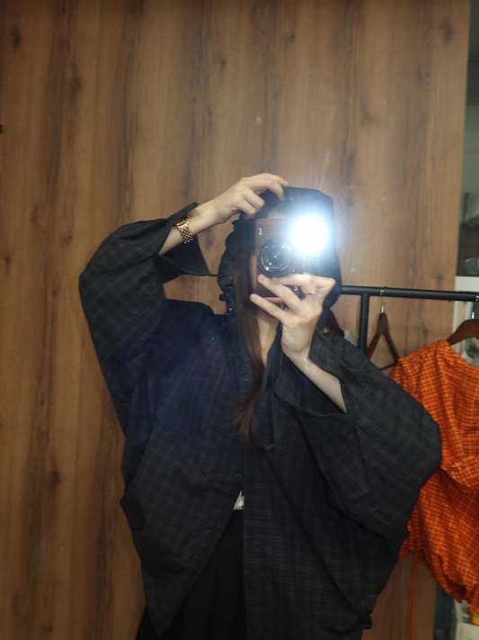 Romy Plaid Hooded Jacket