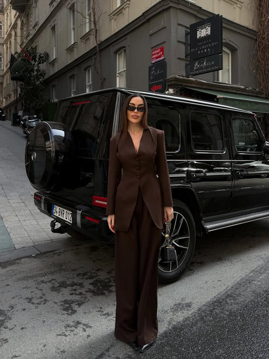 The Turika Brown 3-Piece Set