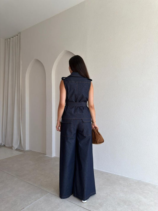 Midnight Denim Utility Set