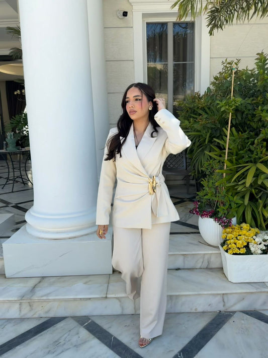 GOLD BUCKLE TWO-PIECE SET