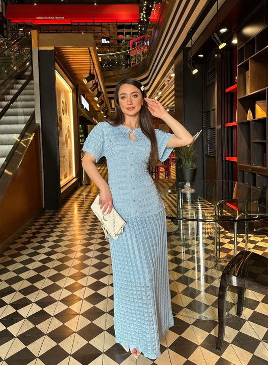 Sandro Knit Maxi Dress
