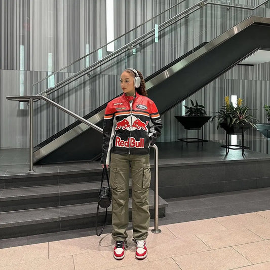 جاكيت جلدي لسباق فورمولا ريد بُل