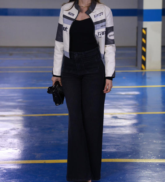 High-Waist Wide Leg Jeans