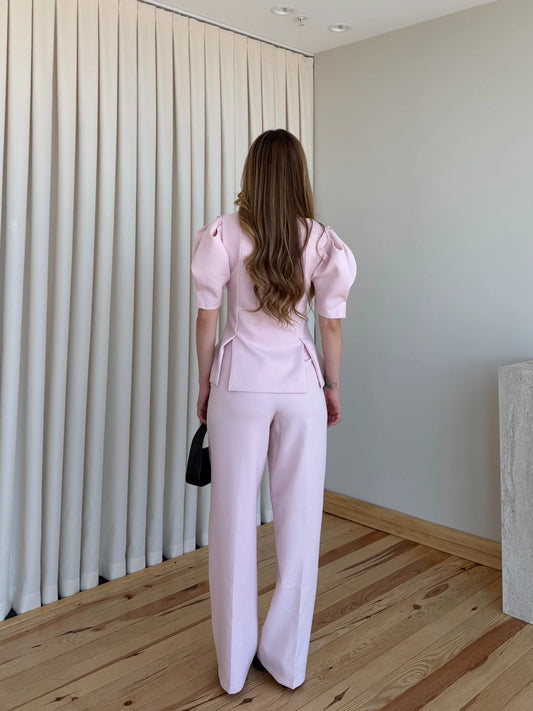 Pink Mateo Balloon Sleeve Set
