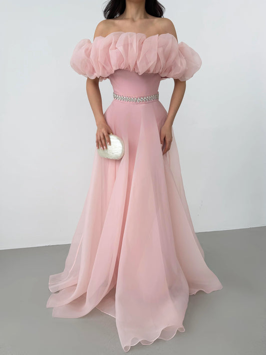 Peri Powder Vibe Evening Dress