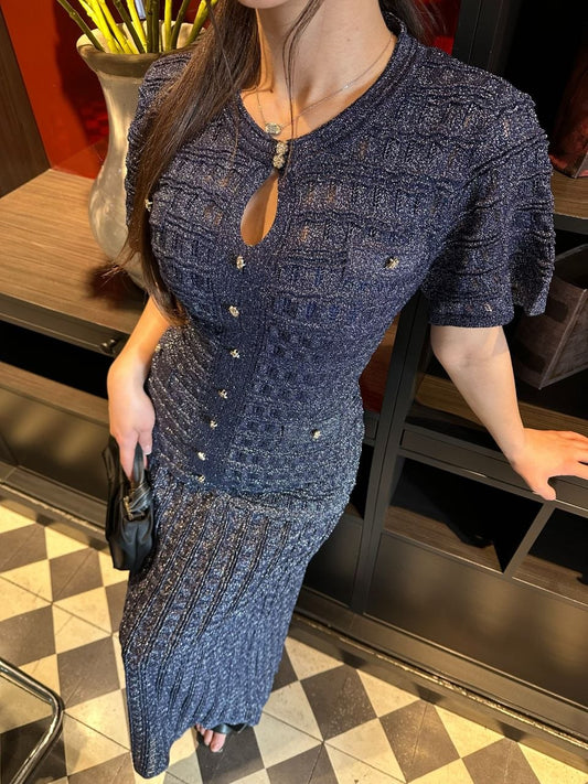 Sandro Knit Maxi Dress