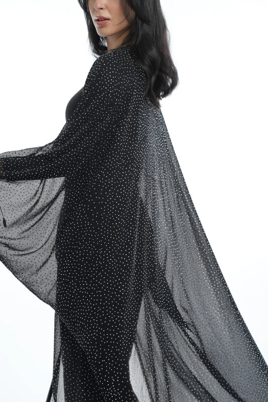 Black Sparkle Abaya