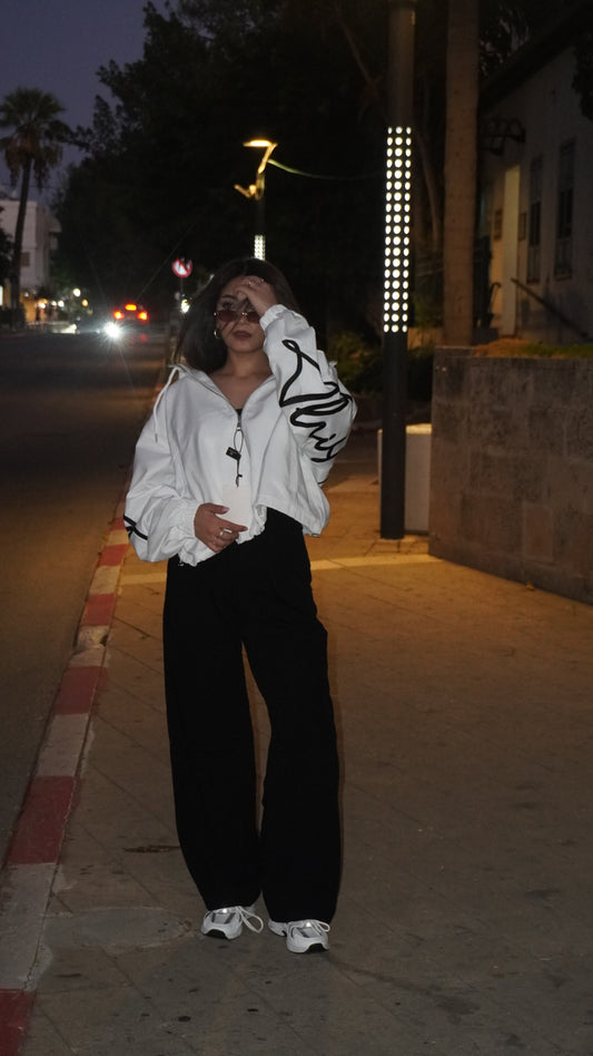 Signature Script Hooded Jacket