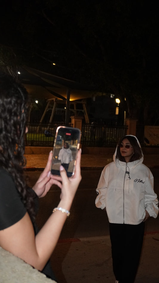 Signature Script Hooded Jacket