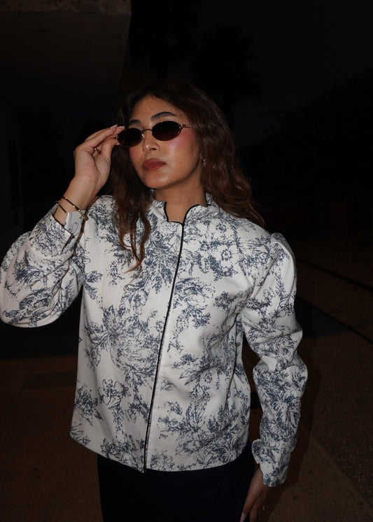 Éloise Ivory Toile Blazer