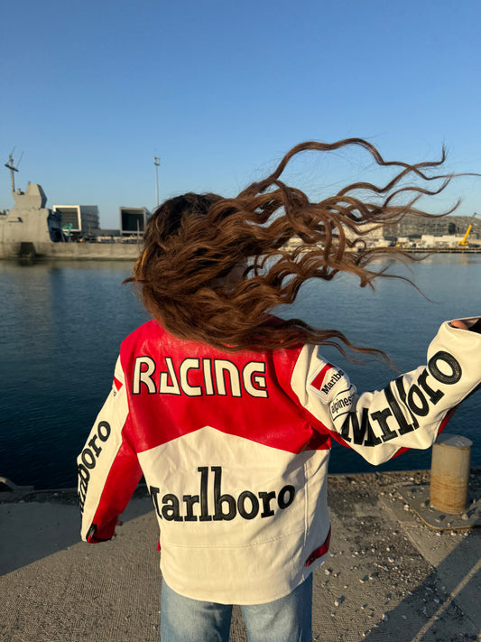 جاكيت فورمولا مارلبورو للسباقات من الجلد