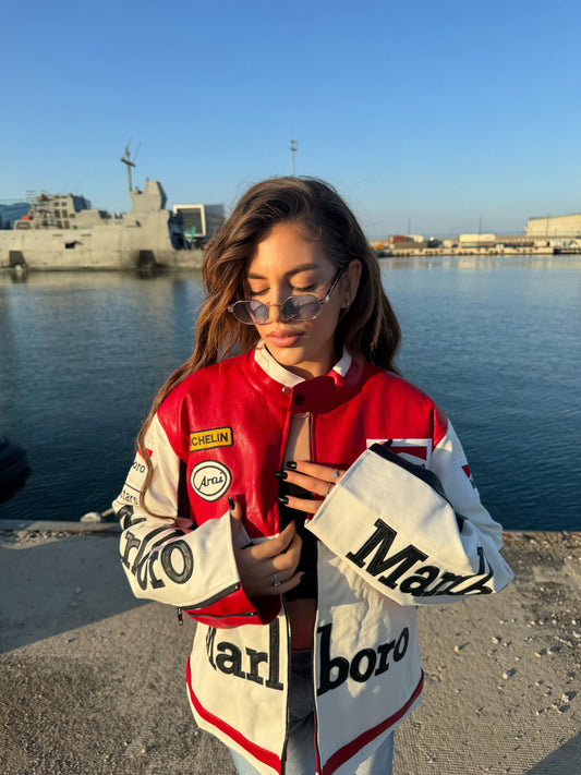 جاكيت فورمولا مارلبورو للسباقات من الجلد