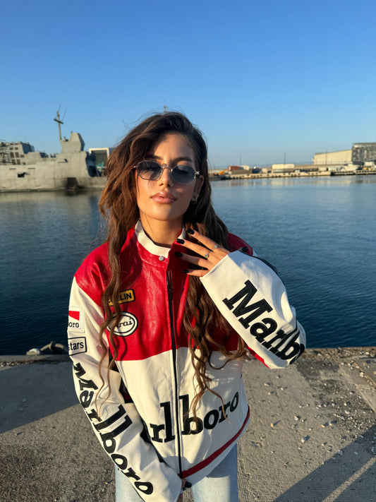 جاكيت فورمولا مارلبورو للسباقات من الجلد