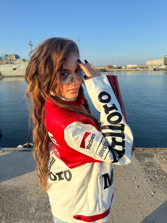 جاكيت فورمولا مارلبورو للسباقات من الجلد