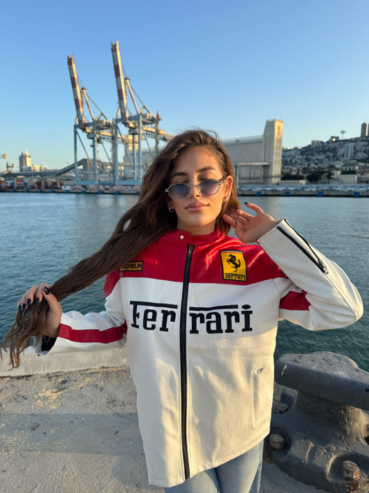 سترة جلدية لسباقات الفورمولا 1 فيراري