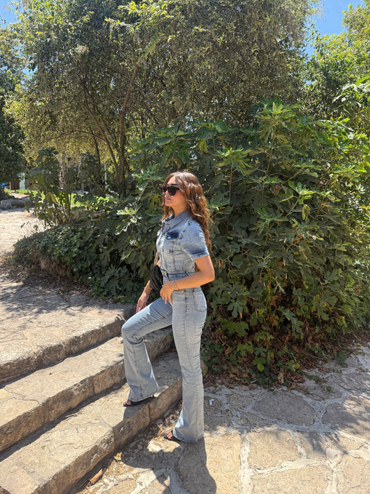 Blue Crush Denim Jumpsuit