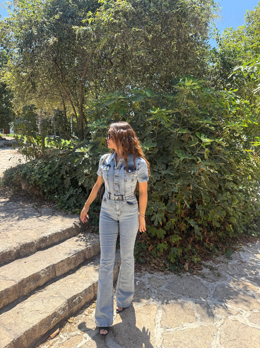 Blue Crush Denim Jumpsuit