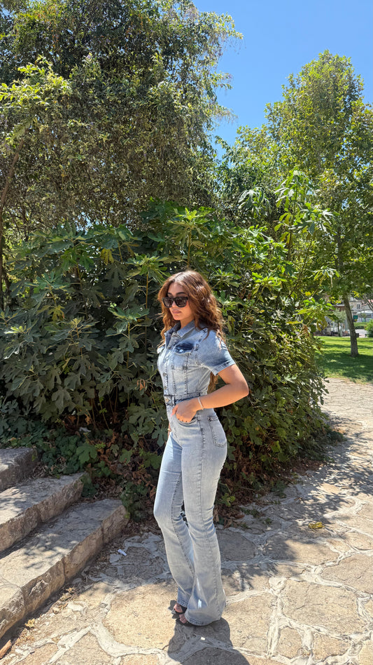Blue Crush Denim Jumpsuit