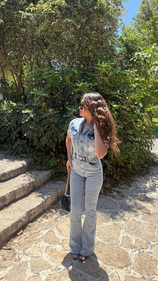 Blue Crush Denim Jumpsuit