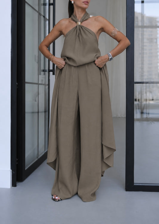Green Style Set Jumpsuit