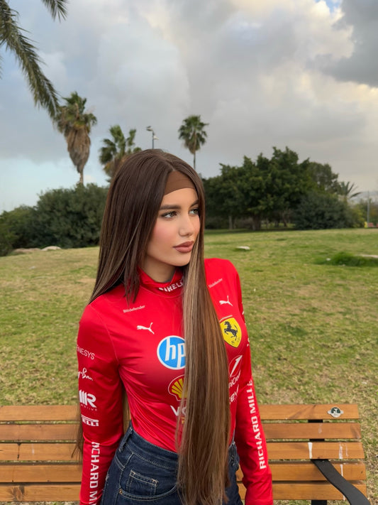 بدلة فيراري بياقة عالية