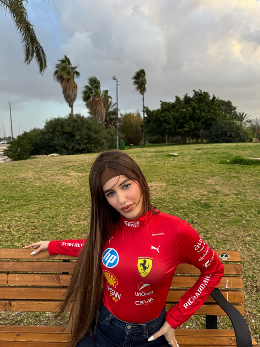 بدلة فيراري بياقة عالية