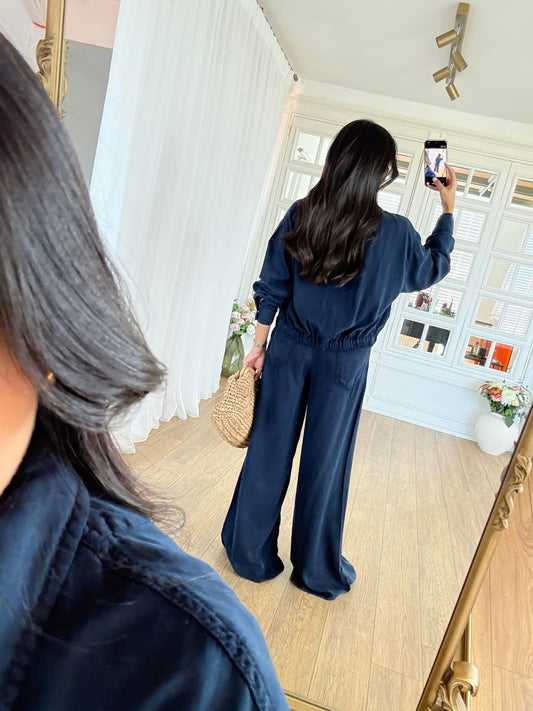 Helen Waistband and Wide-Leg Flowy Set