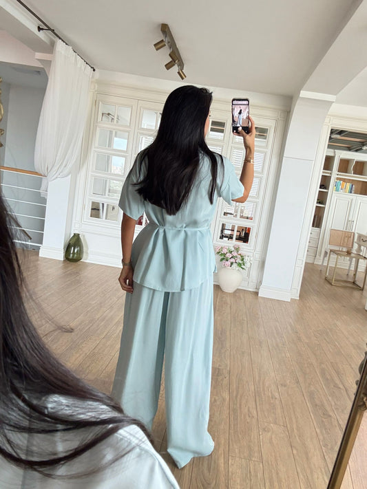 Timeless Powder Blue Comfort Summer Set