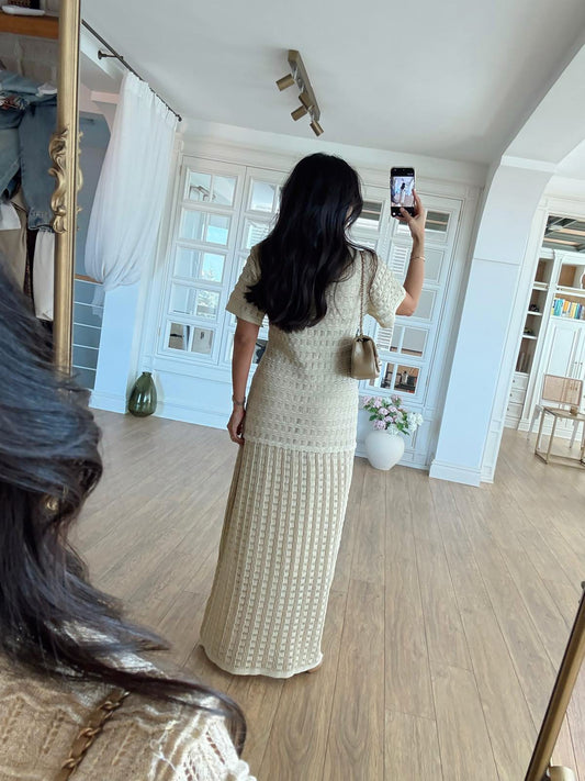 Sandro Knit Maxi Dress
